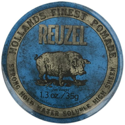 reuzel ルーゾー ポマード ブルー strong hold high sheen/blue package  